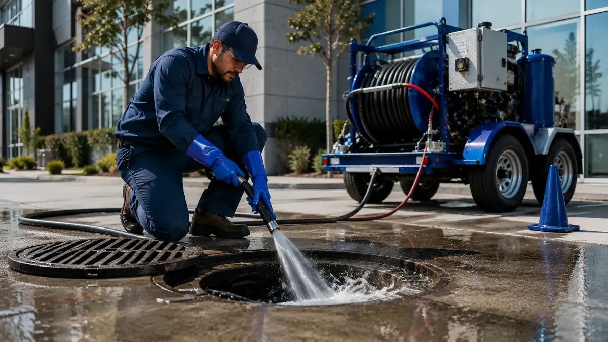 Commercial Hydro Jet Drain Cleaning in Carson