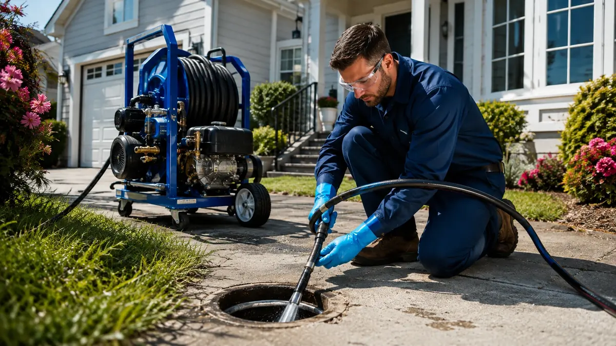 Residential Hydro Jet Drain Cleaning in Carson